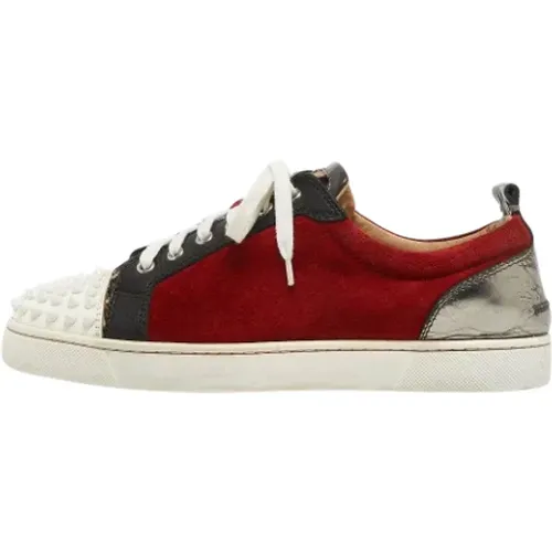 Pre-owned Leather sneakers , male, Sizes: 7 UK - Christian Louboutin Pre-owned - Modalova