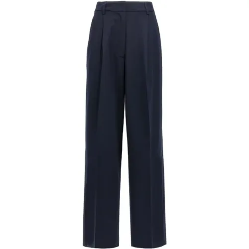 Wide Trousers, female, , Size: M Stylish Trousers - TheLatest - Modalova
