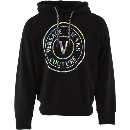 Hoodies, male, , Size: XS Jeans Couture sweater size XS - Versace Jeans Couture - Modalova