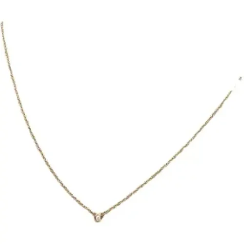 Pre-owned Jewellery, female, , Size: ONE SIZE Pre-owned Rose Gold necklaces - Tiffany & Co. Pre-owned - Modalova