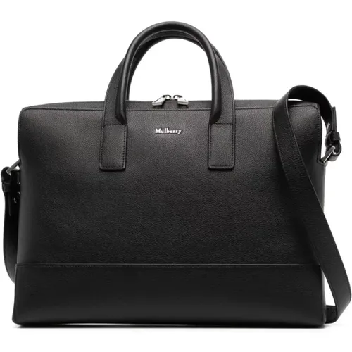 Laptop Bags & Cases, male, , Size: ONE SIZE Farringdon Briefcase - Mulberry - Modalova