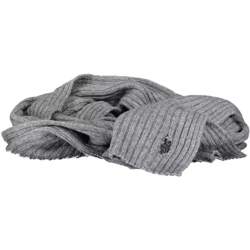 Winter Scarves, male, , Size: ONE SIZE Luxurious Wool-Cashmere Blend Scarf - U.s. Polo Assn. - Modalova