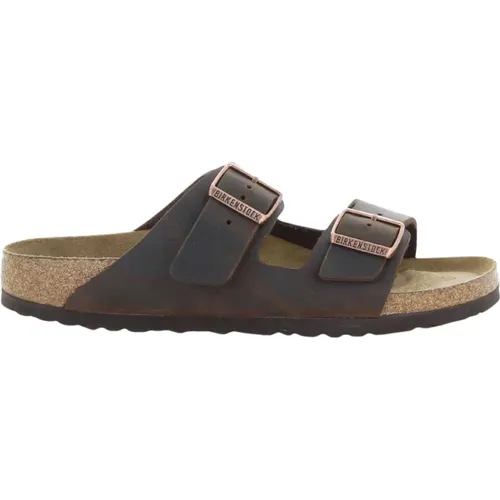 Braune Arizona Herrensandalen , Herren, Größe: 45 EU - Birkenstock - Modalova