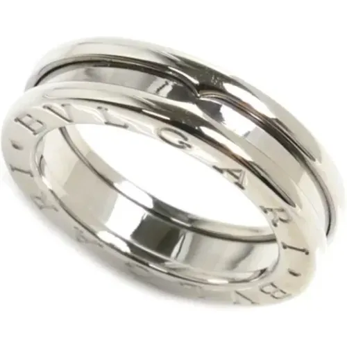 Pre-owned Jewellery, female, , Size: ONE SIZE Pre-owned White Gold rings - Bvlgari Vintage - Modalova