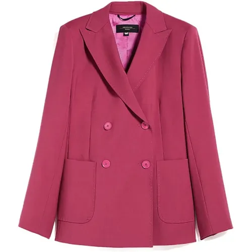Nervoso Wool Blend Jacket , female, Sizes: XS - Max Mara Weekend - Modalova