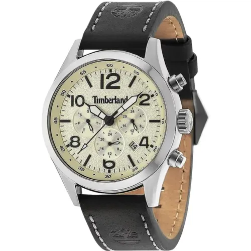 Edelstahl Quarz Herrenuhr - Timberland - Modalova