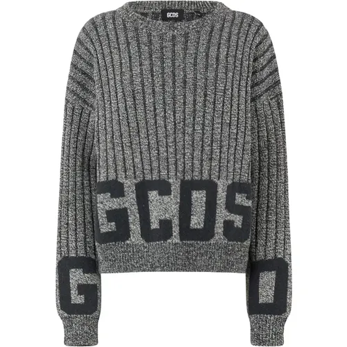 Ribbed Logo Sweater , female, Sizes: S - Gcds - Modalova