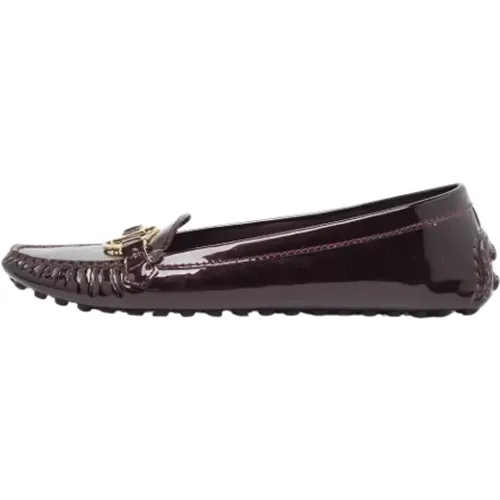 Pre-owned Flats, female, , Size: 12 US Pre-owned Leather flats - Louis Vuitton Vintage - Modalova