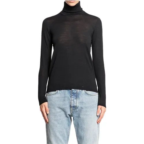 Wool Turtleneck Slim Fit Sweater , female, Sizes: L, XS - Max Mara - Modalova