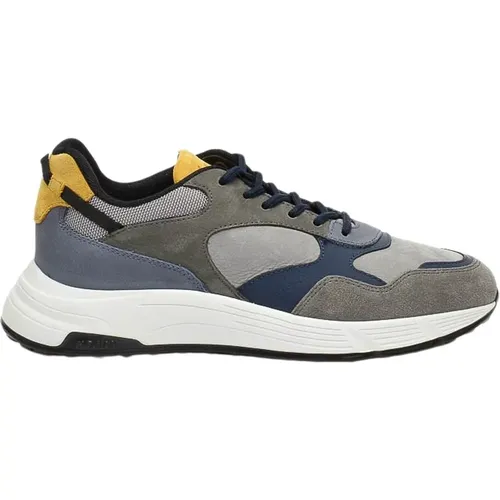 Gray Nabuk Sneakers with Memory Foam , male, Sizes: 7 UK - Hogan - Modalova