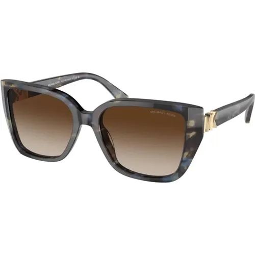 Stilvolle Sonnenbrille für moderne Frauen , Damen, Größe: 55 MM - Michael Kors - Modalova