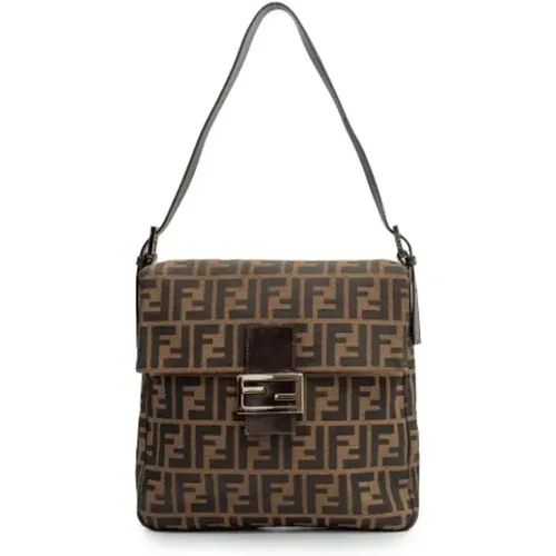 Pre-owned Shoulder Bags, female, , Size: ONE SIZE Pre-owned Canvas fendi-bags - Fendi Vintage - Modalova