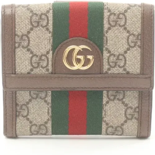 Pre-owned Leder portemonnaies - Gucci Vintage - Modalova