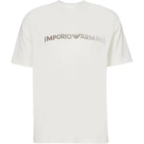 Classic T-Shirt , male, Sizes: S, XL - Emporio Armani - Modalova