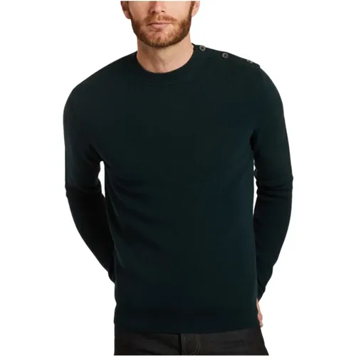 Round-neck Knitwear, male, , Size: XS Sailor sweater in extra-fine merino wool made in Italy - L'Exception Paris - Modalova