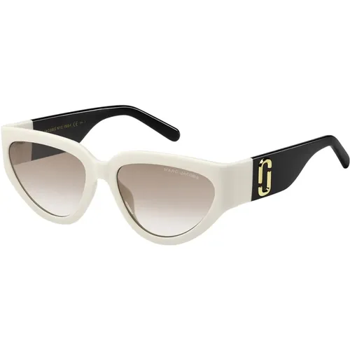 Snapshot Womens Sunglasses with Colour-Block Arms , female, Sizes: 57 MM - Marc Jacobs - Modalova