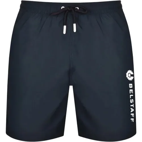 Tiller Swim Shorts Size: XL, colour: Navy , male, Sizes: L, XL - Belstaff - Modalova
