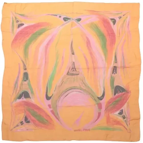 Pre-owned Scarves, female, , Size: ONE SIZE Pre-owned Silk scarves - Hermès Vintage - Modalova