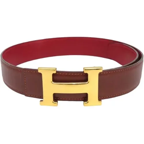 Pre-owned Belts, female, , Size: ONE SIZE Pre-owned Leather belts - Hermès Vintage - Modalova