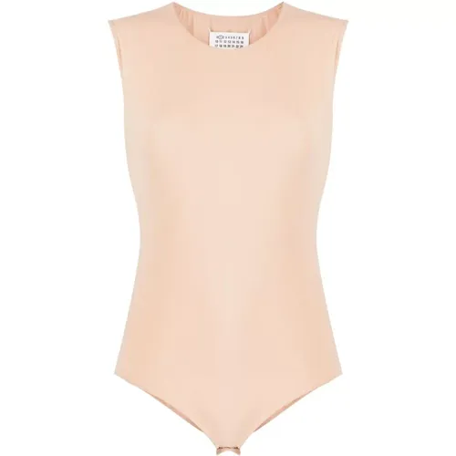 Skin Basic Roundneck Body , Damen, Größe: S - Maison Margiela - Modalova