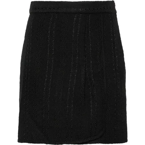 Short Skirts, female, , Size: S Cotton Blend Knitted Short Skirt - IRO - Modalova