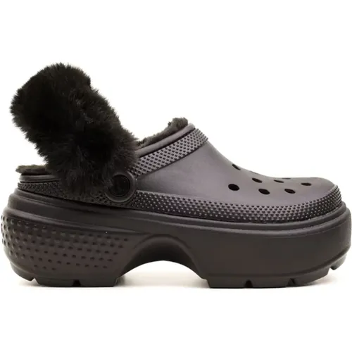 Mutige und Anpassbare Stomp Stil Schuhe , Damen, Größe: 34 EU - Crocs - Modalova