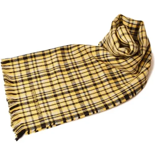 Pre-owned Scarves, male, , Size: ONE SIZE Pre-owned Cotton scarves - Bottega Veneta Vintage - Modalova