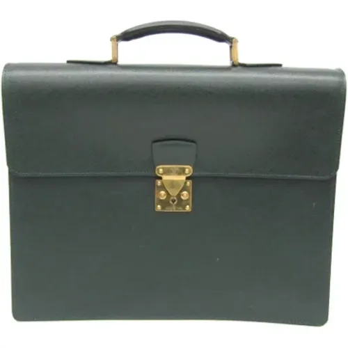 Pre-owned Handbags, male, , Size: ONE SIZE Pre-owned Leather briefcases - Louis Vuitton Vintage - Modalova