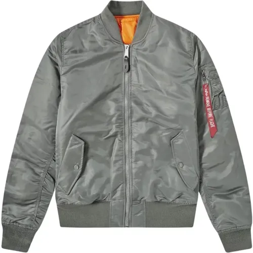 Bomber jacket , male, Sizes: S, L, M - alpha industries - Modalova