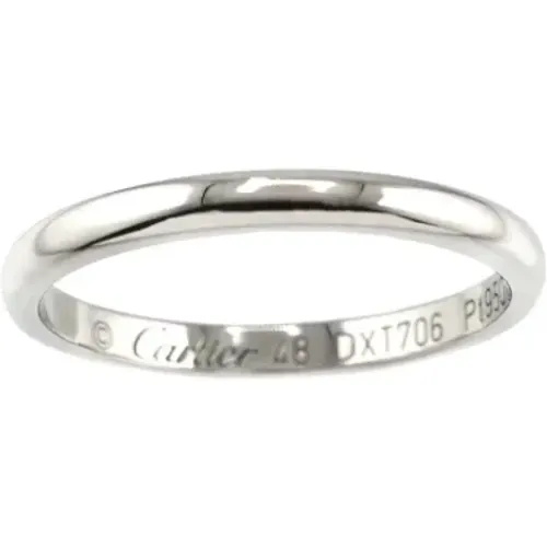 Pre-owned Jewellery, female, , Size: ONE SIZE Pre-owned Platinum rings - Cartier Vintage - Modalova