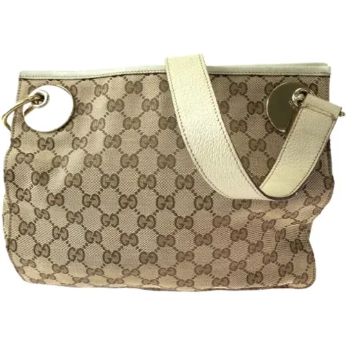 Pre-owned Shoulder Bags, female, , Size: ONE SIZE Pre-owned Canvas gucci-bags - Gucci Vintage - Modalova