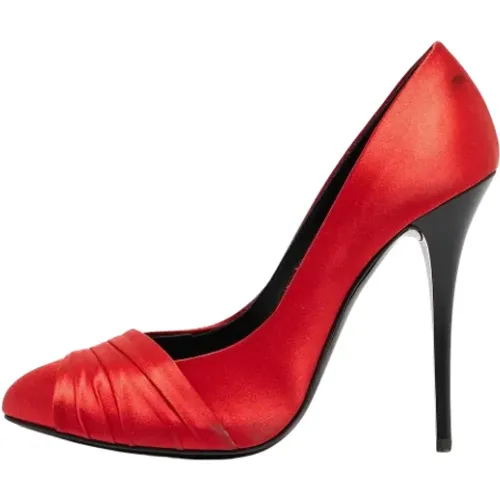 Pre-owned Pumps, female, , Size: 8 US Pre-owned Satin heels - Giuseppe Zanotti Pre-owned - Modalova