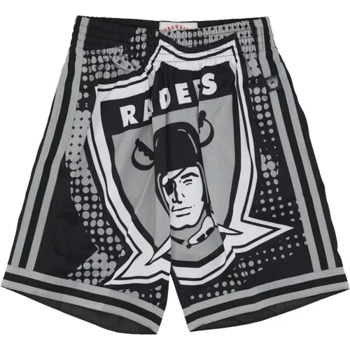 Sportswear, male, , Size: XL Oakland Raiders Basketball Shorts - Mitchell & Ness - Modalova