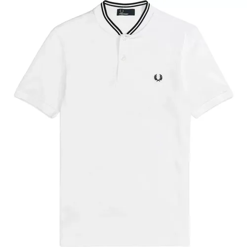 Bomber Style Cotton Polo Shirt , male, Sizes: M, XL - Fred Perry - Modalova