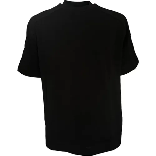 Kurzarmiges Baumwoll-T-Shirt mit Logo , Herren, Größe: L - Emporio Armani - Modalova