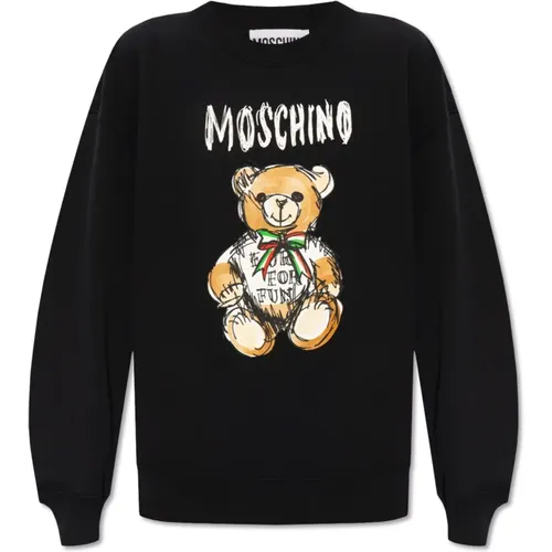 Sweatshirt mit Logo Moschino - Moschino - Modalova