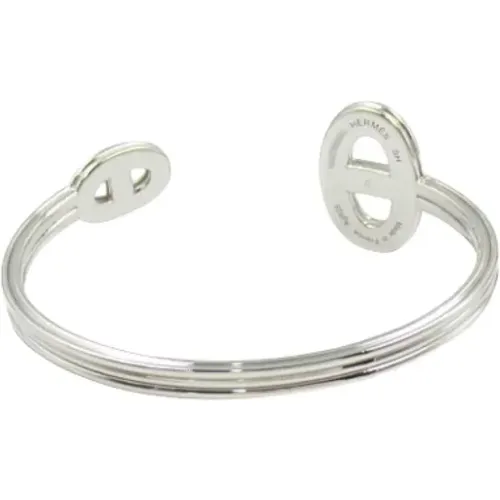 Pre-owned Jewellery, female, , Size: ONE SIZE Pre-owned Silver bracelets - Hermès Vintage - Modalova