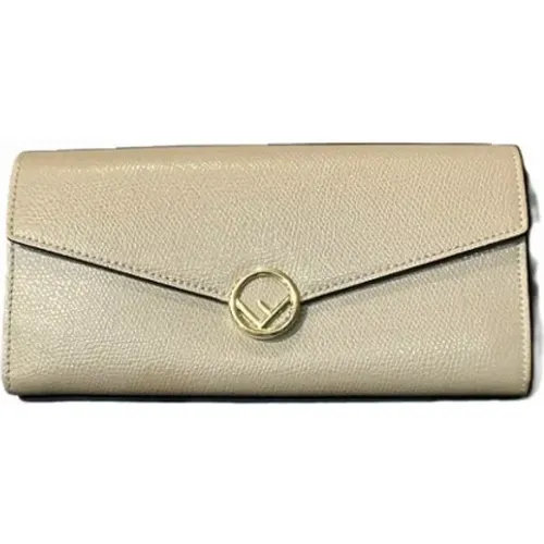 Pre-owned Wallets, female, , Size: ONE SIZE Pre-owned Leather wallets - Fendi Vintage - Modalova