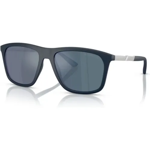 Matte Sunglasses Ea4237 618925 , unisex, Sizes: 57 MM - Emporio Armani - Modalova