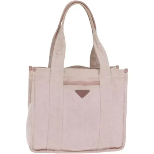 Pre-owned Tote Bags, female, , Size: ONE SIZE Pre-owned Canvas totes - Prada Vintage - Modalova