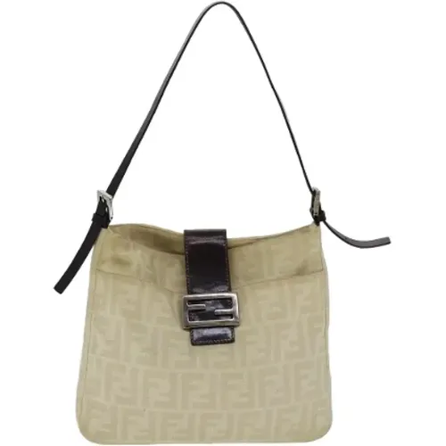 Pre-owned Shoulder Bags, female, , Size: ONE SIZE Pre-owned Canvas fendi-bags - Fendi Vintage - Modalova