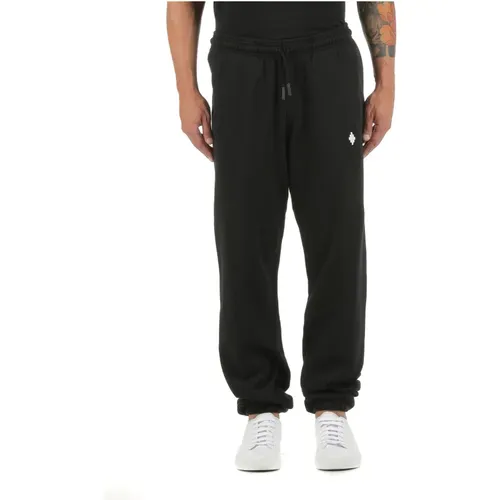 Sweatpants, male, , Size: 2XS Cross Relax Trousers - Marcelo Burlon - Modalova