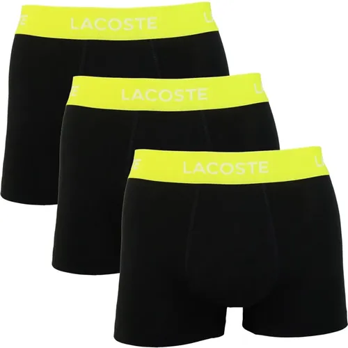 Trunk Boxershorts im 3 Pack mit elastischem Bund und Logo-Print , Herren, Größe: M - Lacoste - Modalova