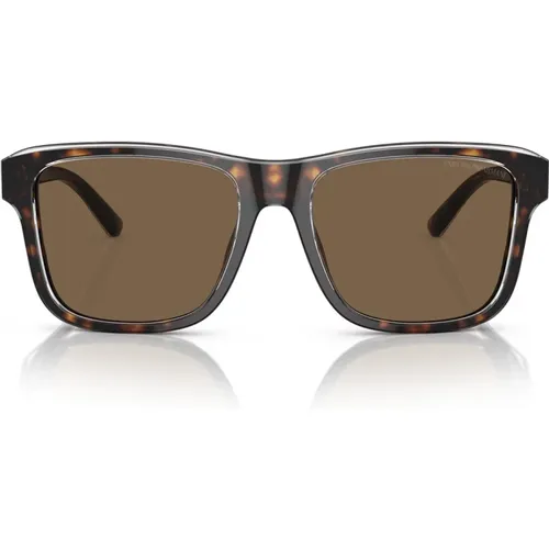 Pillow Shape Sunglasses with Dark Lenses , unisex, Sizes: 56 MM - Emporio Armani - Modalova