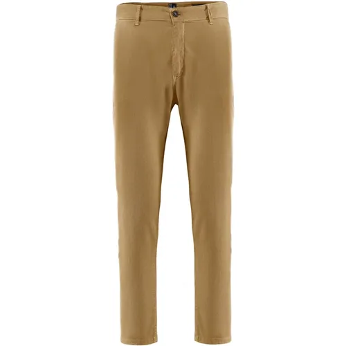 Chinos, male, , Size: W30 Slim Fit Stretch Chino Pants - BomBoogie - Modalova