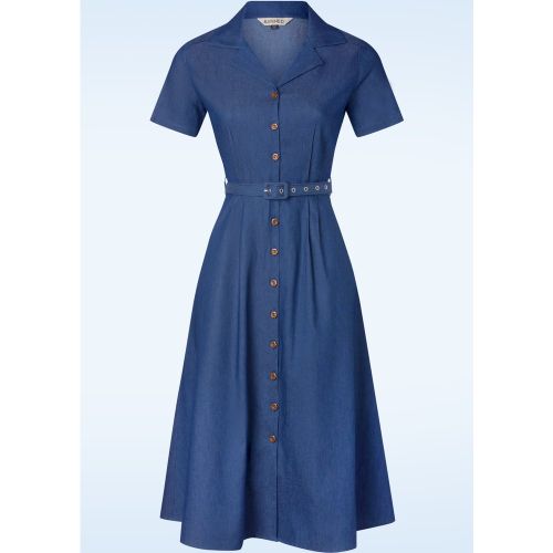 Robe Summer Denim Dream en bleu - Banned Retro - Modalova