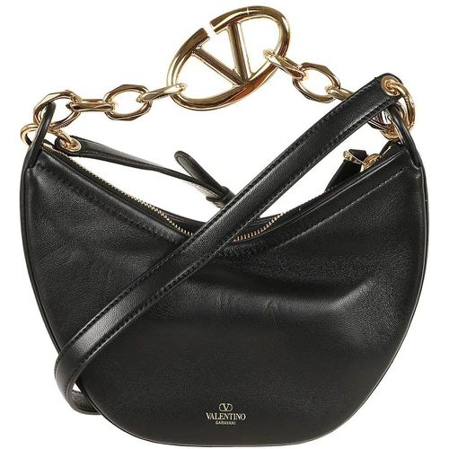 Shopper - Mini Hobo Vlogo Moon Bag In Calfskin - Gr. unisize - in - für Damen - Valentino - Modalova