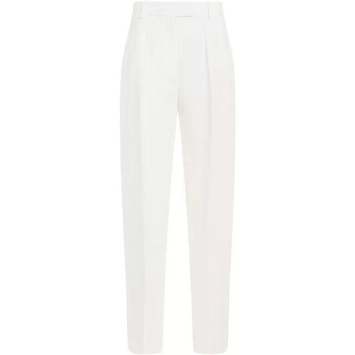 Off White Linen Antone Pant - Größe 4 - The Row - Modalova