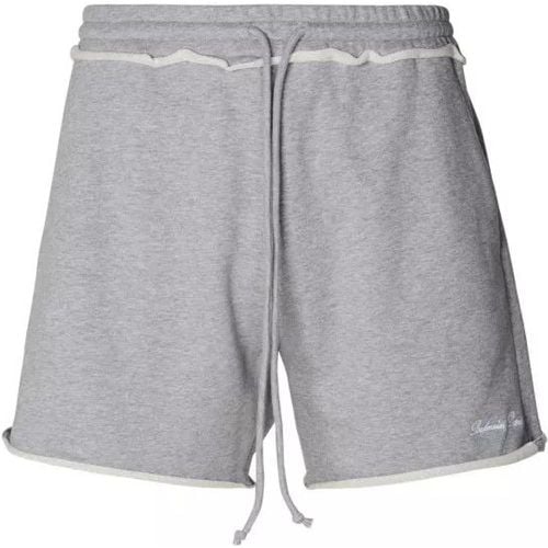 Grey Cotton Bermuda Shorts - Größe 46 - gray - Balmain - Modalova