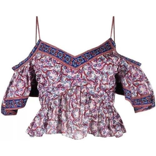 Cold-Shoulder Floral-Print Blouse - Größe 36 - Etoile Isabel Marant - Modalova